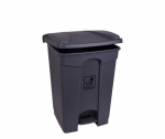 45-Ltr Plastic Square Pedal Bin - Grey