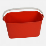 Window Cleaners Oblong Bucket Red