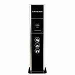 Sanitise Now Black Freestanding Automatic Foam Sanitising Unit