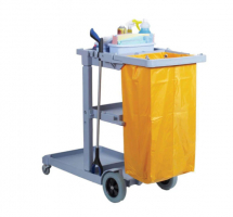 Yellow Vinyl Bag 60-Ltr For Jolly Trolley