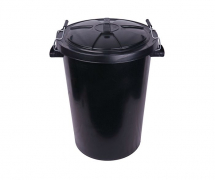 Black Standard Dustbin