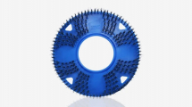 Speedflex 17inch Concrete Brush Blue For Orbot Machine
