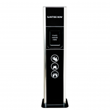 Sanitise Now Black Freestanding Automatic Foam Sanitising Unit