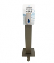 Floorstanding Sanitising Station inc Automatic Foam Dispenser & Backboard