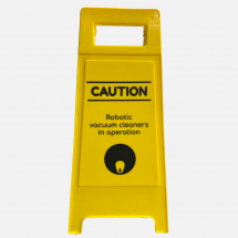 Caution RV In Operation Yellow Floor Safety Sign